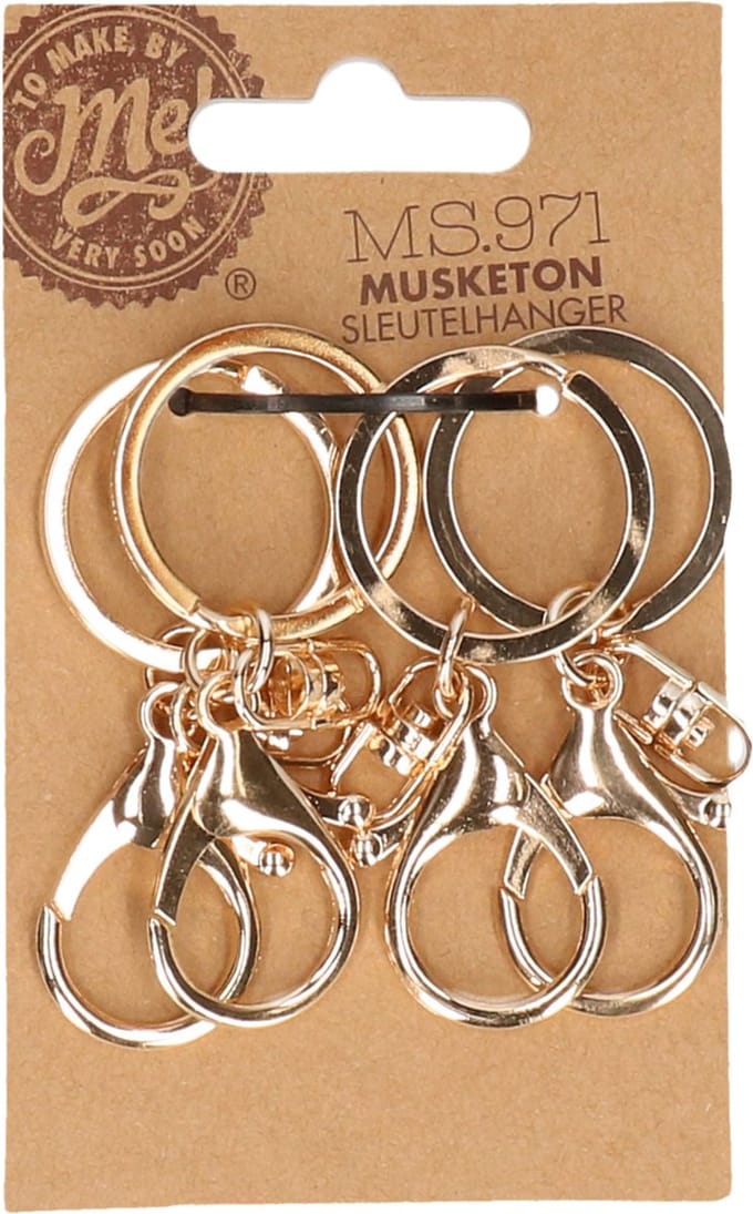 Musketon sleutelhanger 4 pisc
