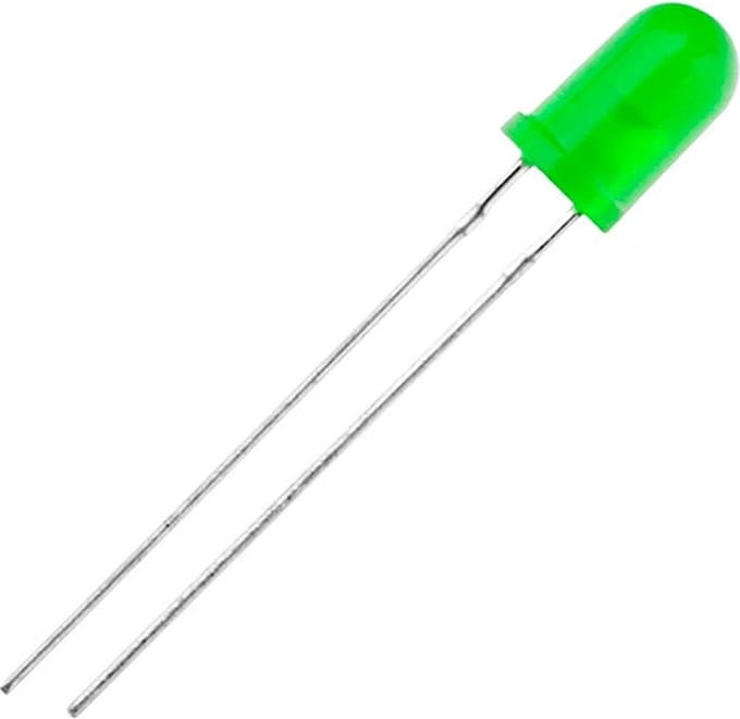 Schiefer LED Diode | Single Led 1.7V 20mA DC Diffuus Groen 30K uur