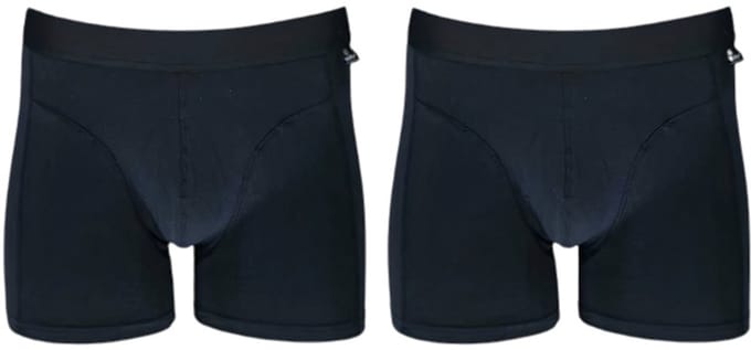 Apollo Boxershorts Heren Biokatoen Navy 2 Stuks Maat M