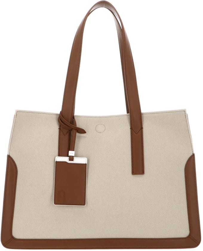 FURLA Shopper Schoudertas Baia Tote Toni Cognac Beige