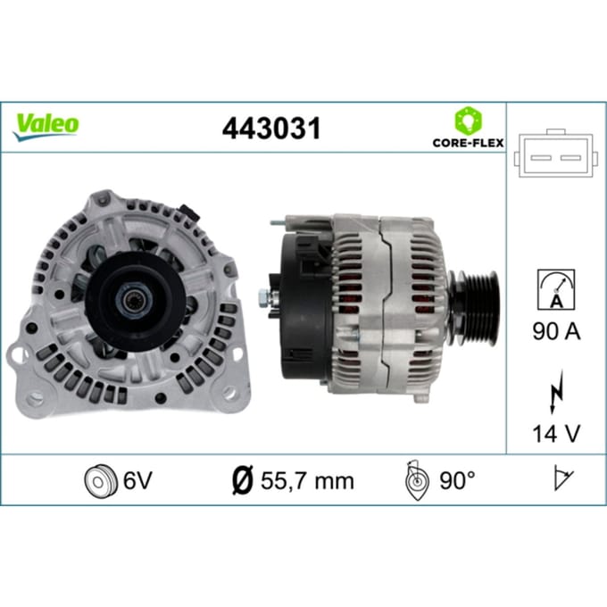 Dynamo / Alternator VALEO 443031