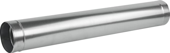 Gegalvaniseerd rookkanaal 1000mm Ø100mm 0,5mm.