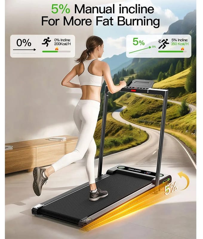 Wentinkmo Loopband - 480L Loopband - 150 kg maximale belasting - opvouwbaar