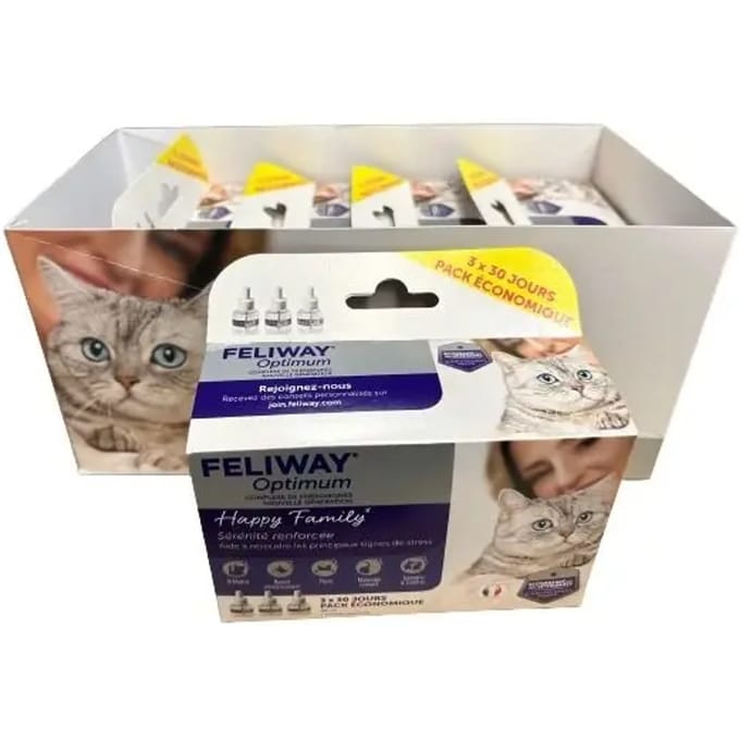 Stressverminderend apparaat voor katten Ceva Feliway Optimum (x3)