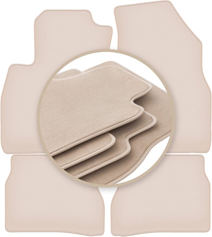 PREMIUM beige vloermatten voor: Opel Combo D 2011-2018