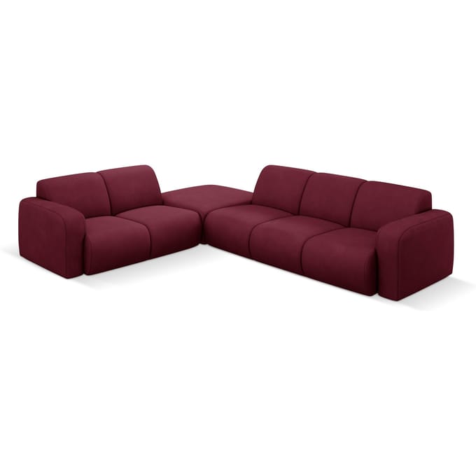 Hoekbank Lola links met hocker | Windsor & Co