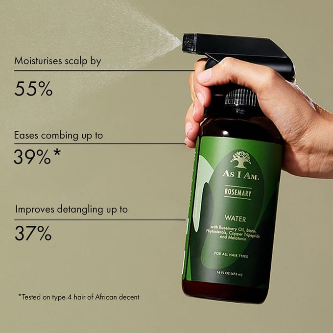 As I Am Rosemary Water Spray 475ml