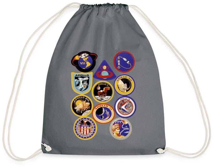 NASA Apollo-missie-insignes Gymtas