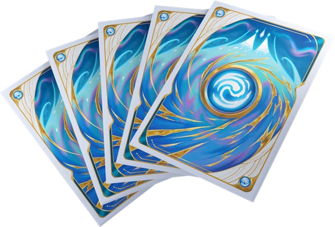 Altered Art Sleeves - Ice Storm - 50 Sleeves voor Altered TCG – Standaard Formaat – Gamegenic