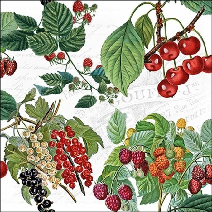 Lunch Servetten Fresh Fruits - Ambiente - 33x33 cm