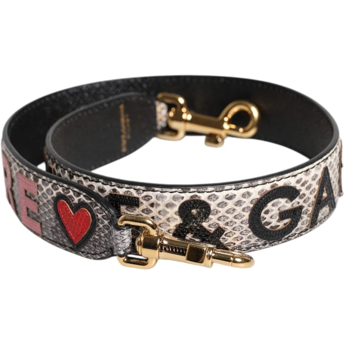 Multicolor DG AMORE Patch Bag Schouderband