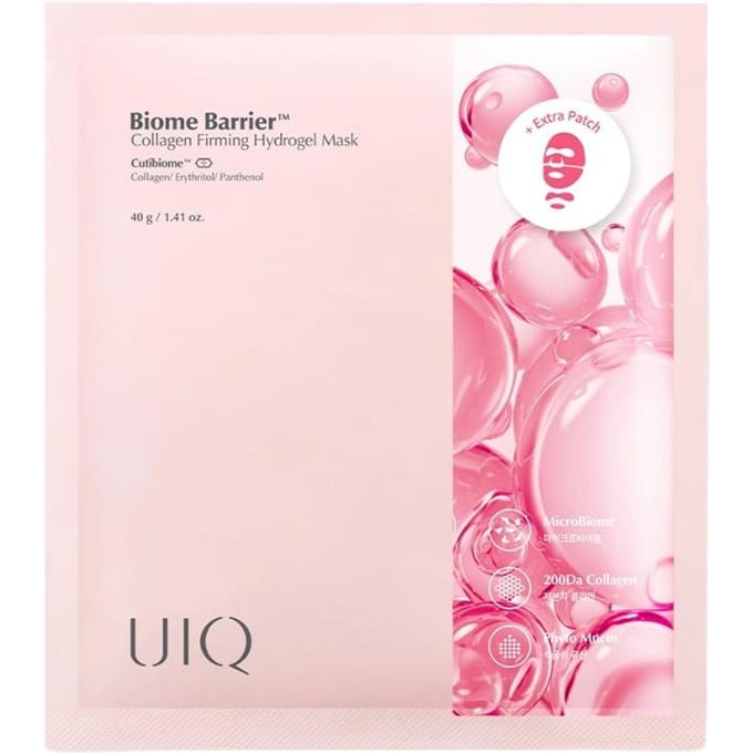 [UIQ] Biome Barrier Collageen Verstevigend Hydrogel Masker 40g*5ST white
