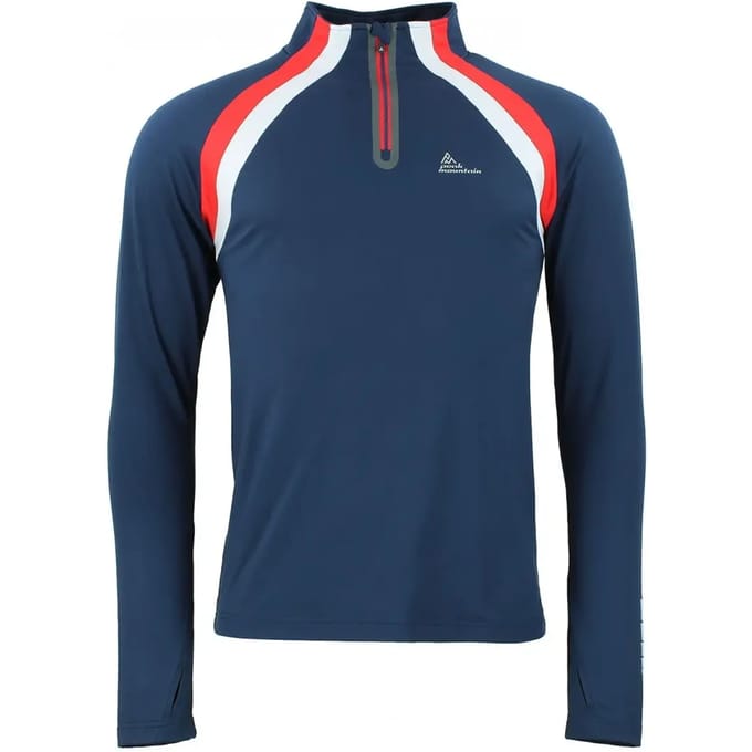 1st skin T-shirt met rits Peak Mountain