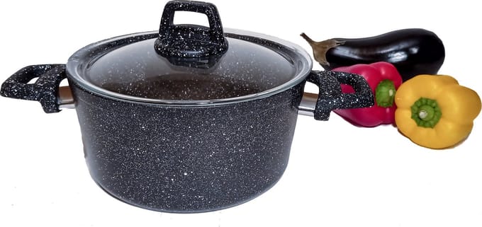 EH Braadpan met glazen deksel - 2.7 L
