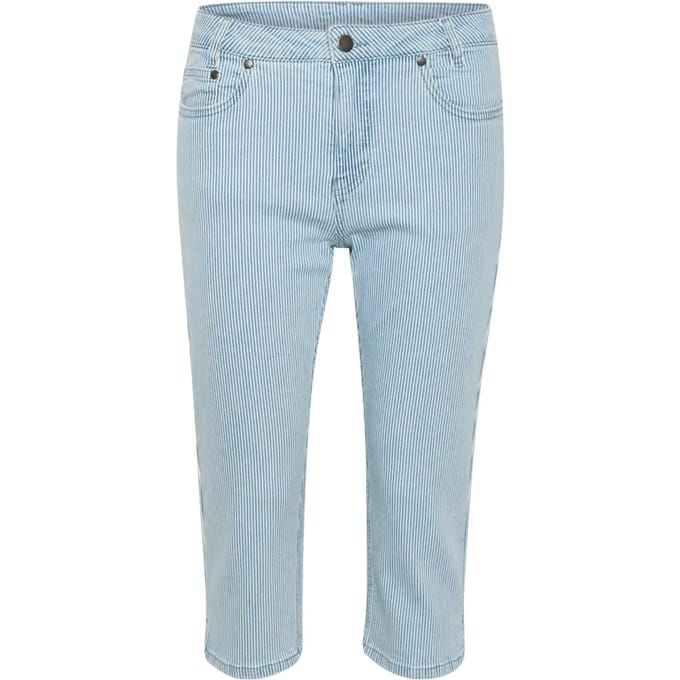 Casual broek Slim fit Blue/White Stripe blue white