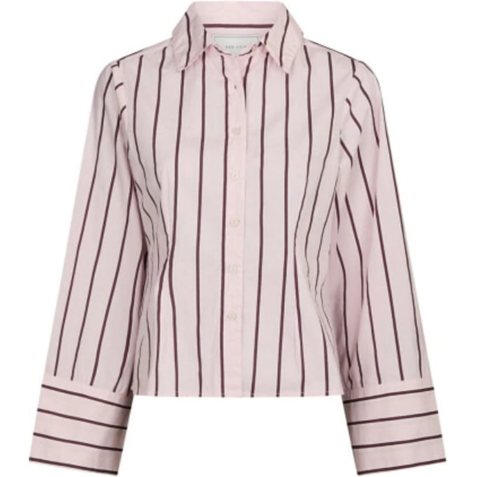 Neo Noir rosa wide stripe shirt 169704 754 light pink