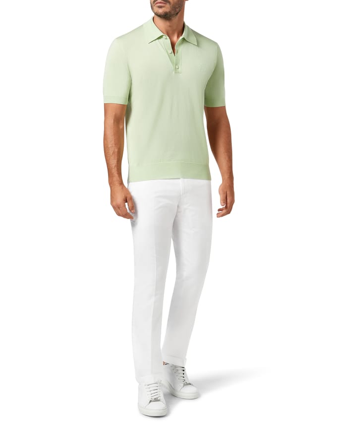 Pullover Polo-Nek Crest