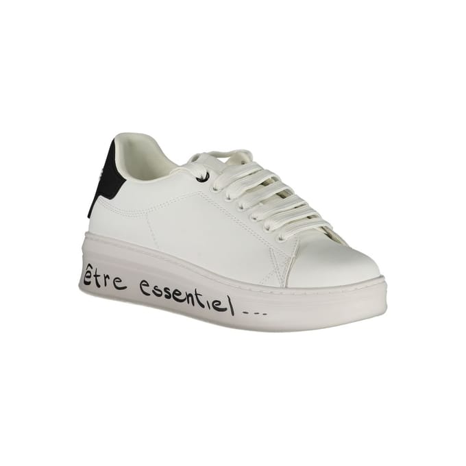 Gaelle Paris Bianco Polyurethaan Dames Sneakers