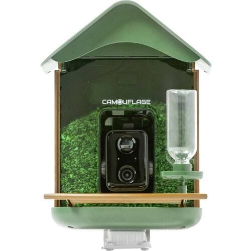 Camouflage EZ-BirdFeed 1 Vogelvoederaar met AI Wildcamera
