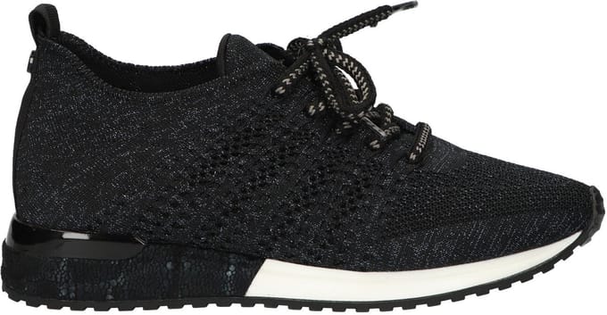 La Strada Sneaker Donkerblauw Knitted - Damesschoenen - Maat - 36