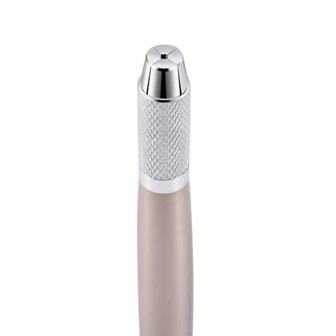 Stylo à aiguille à lame de microblading pour tatouage de sourcils à double tête, outil de maquillage manuel semi-permanent white