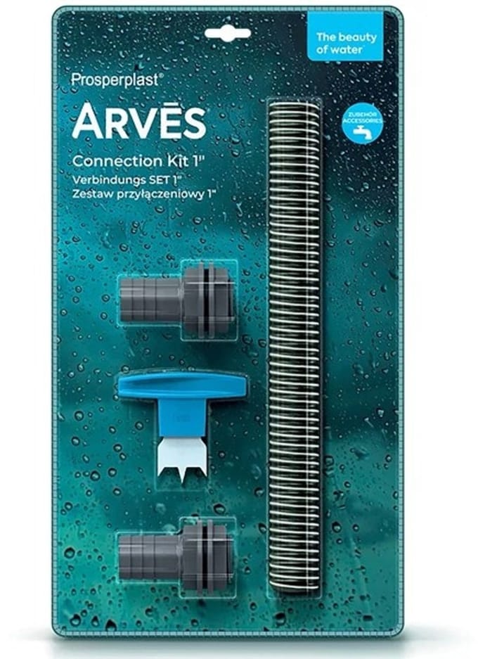 Prosperplast - Arves regenton verbindingsset 1'' - 25 mm - Inclusief boorkop