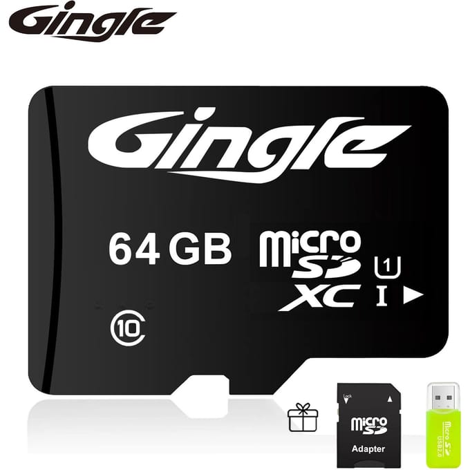 Kingston - Micro SD geheugenkaart - Canvas Select Plus - MicroSDXC - 64GB-  incl. SD-adapter