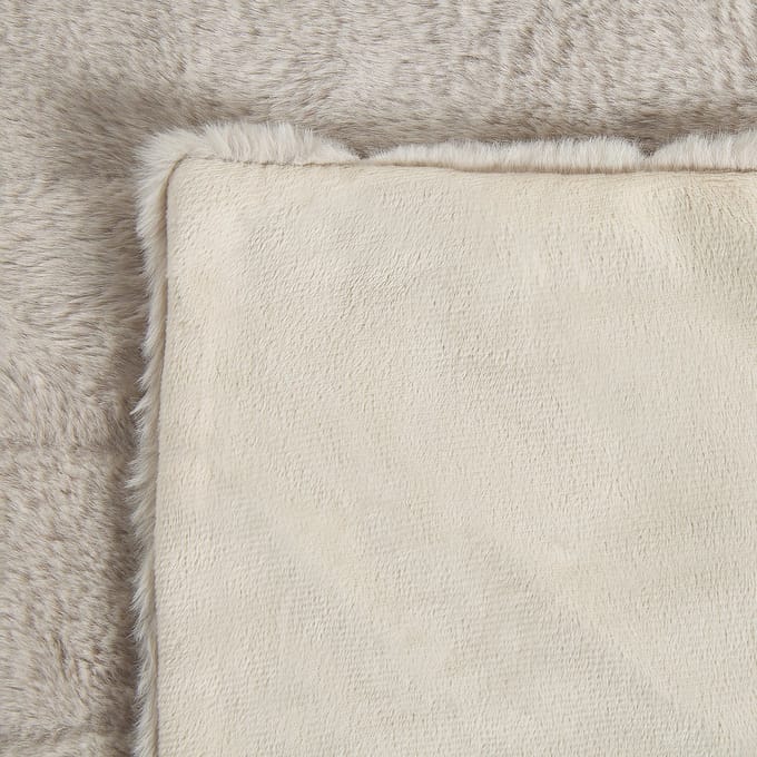 LABYAR - Plaid - Beige - 180 x 220 cm - Polyester
