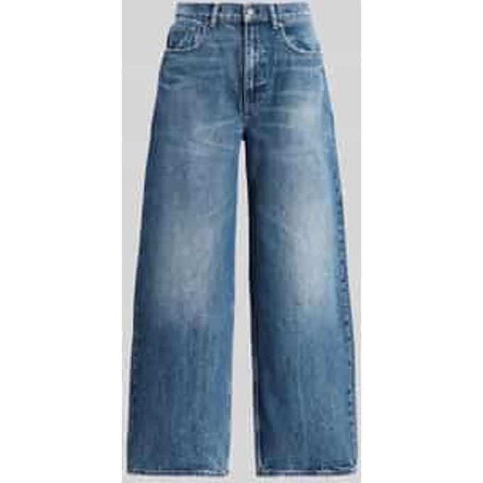loose fit jeans van puur katoen
