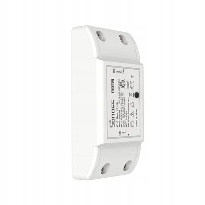 2x Sonoff Basic R2 Slimme WiFi-schakelaar - 1 kanaal