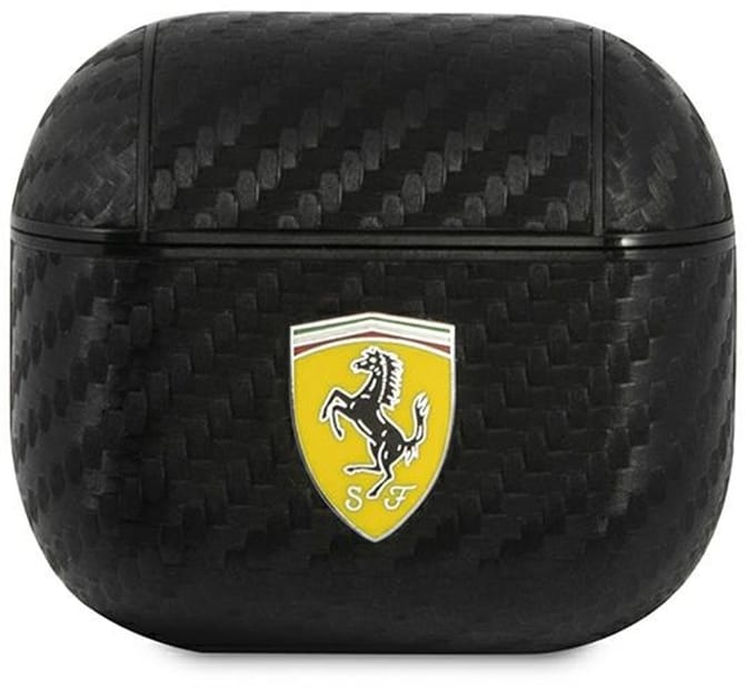 Ferrari On Track PU Carbon Case for AirPods 3 - Black