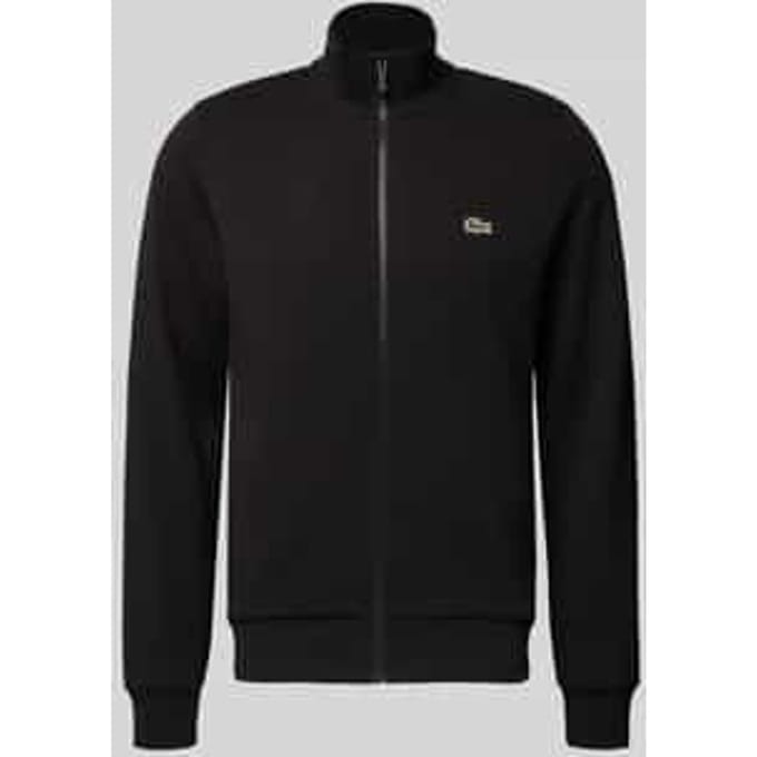 Lacoste heren sweatvest - met rits - zwart