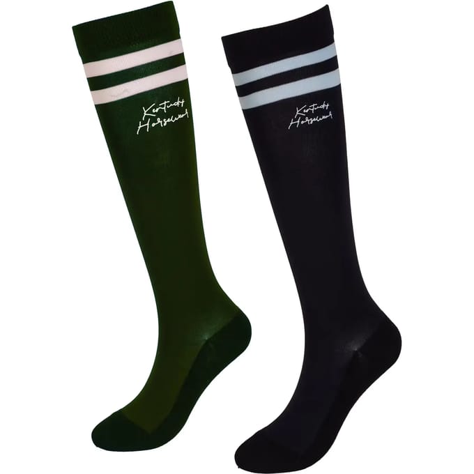 Rijsokken Kentucky Horsewear stripes (x2)