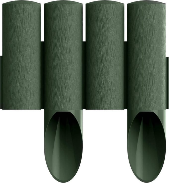 Cellfast STANDARD 4 - Tuinpalisade - 4 stuks - 2,3 m - Groen