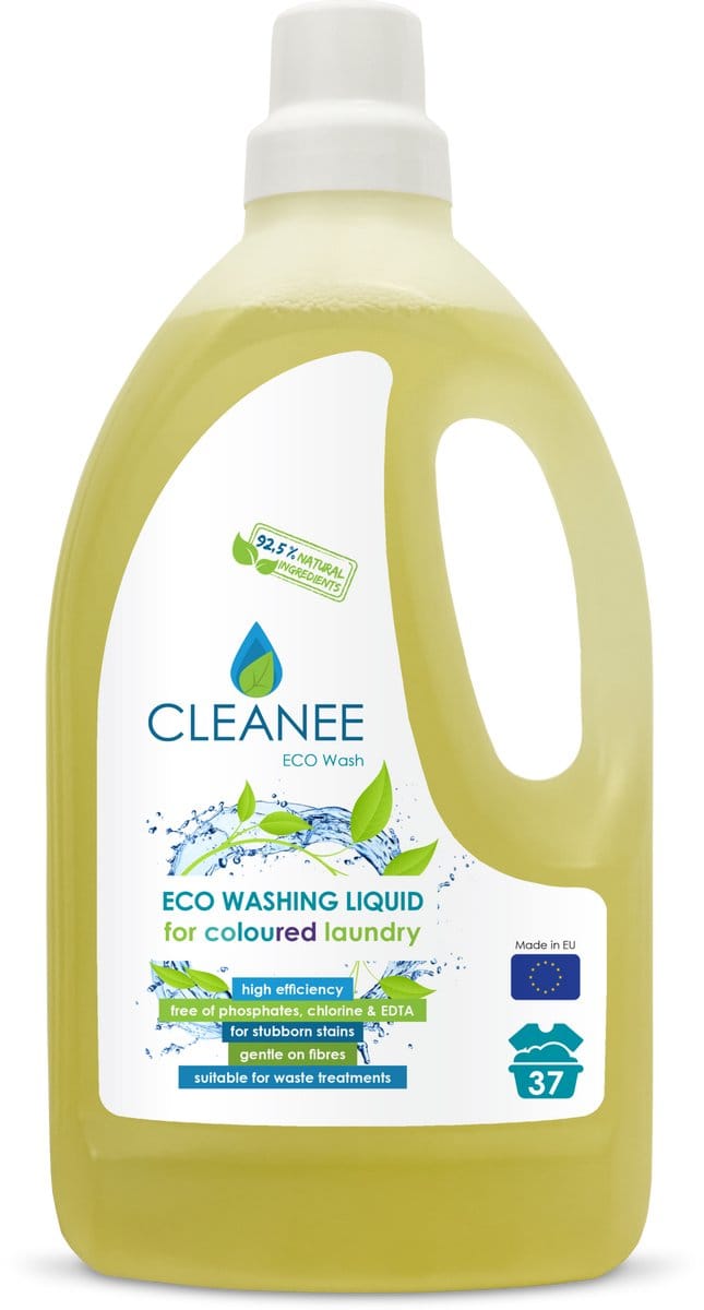 Cleanee Eco Bontwasmiddel – 1,5 L – Natuurlijk - Biologisch afbreekbaar