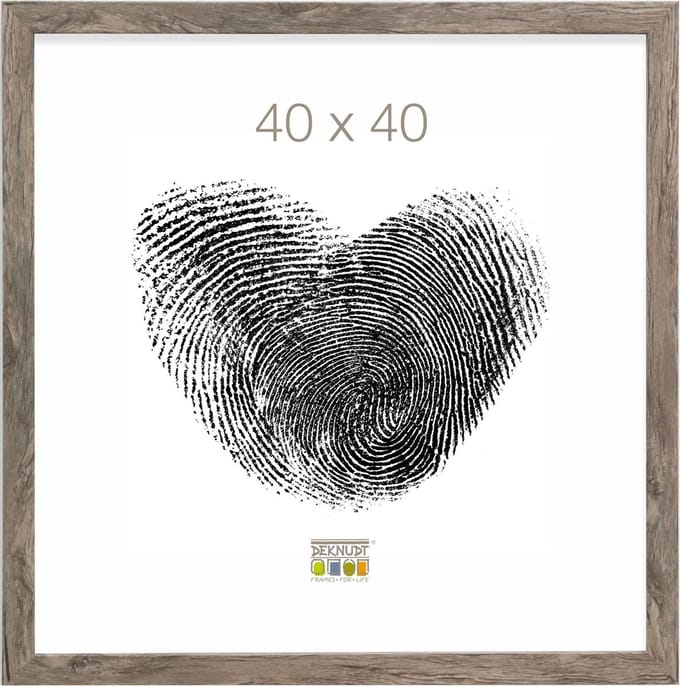 Deknudt Frames fotolijst S45RH7 - grijs-beige - hout - 40x40 cm