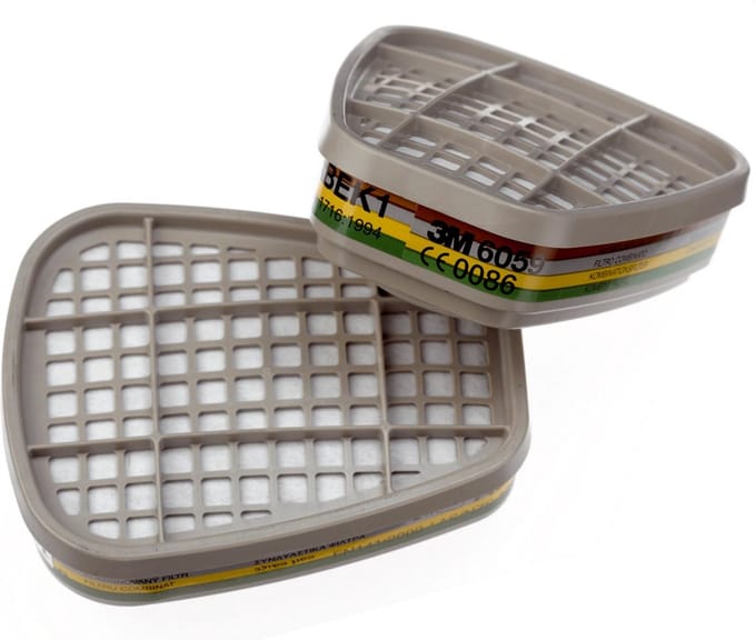 3M Gas- en dampfilter ABEK1 6000 Serie (Paar) - 6059