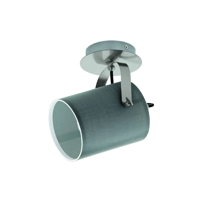 EGLO Villabate Spot - 1 lichts - Ø12 cm - E27 - Nikkel Mat