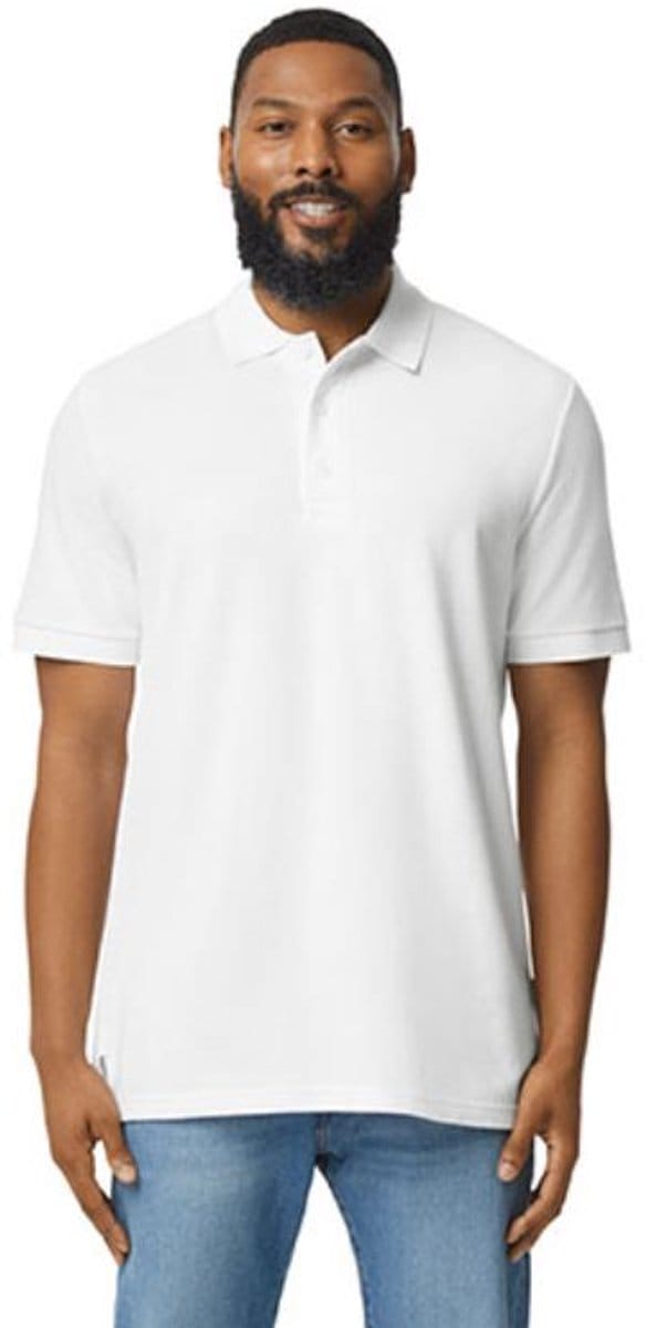 Gildan - Hammer Piqué Unisex Polo - White maat S