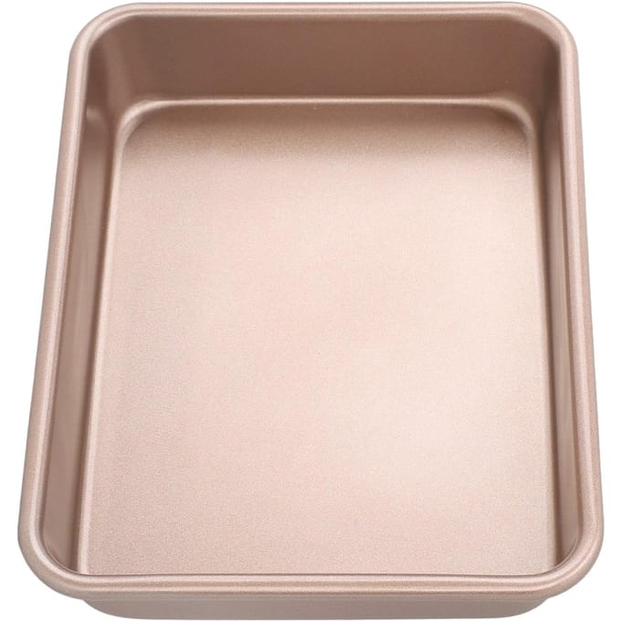 Bakplaat Koolstofstaal Bakplaat Bakplaat Anti-aanbak Rechthoekige Ovenplaat Draagbare Multifunctionele Bakplaat voor Thuis Type 1 brown