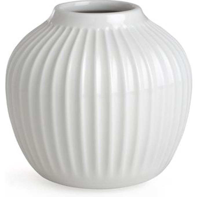 Kähler Design Hammershøi Vaas - Ø 13,5 cm - Hoogte 12,5 cm - Wit