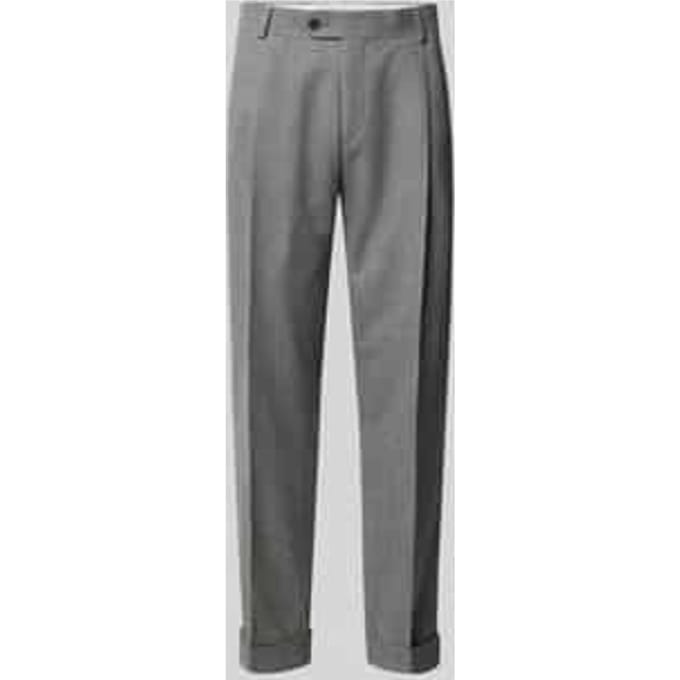 Stoffen broek van zuivere wol met achterzak, model 'Tillo'