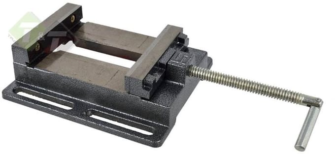 GEKO Boorklem gietijzer - 125 mm - robuuste grip en precisie