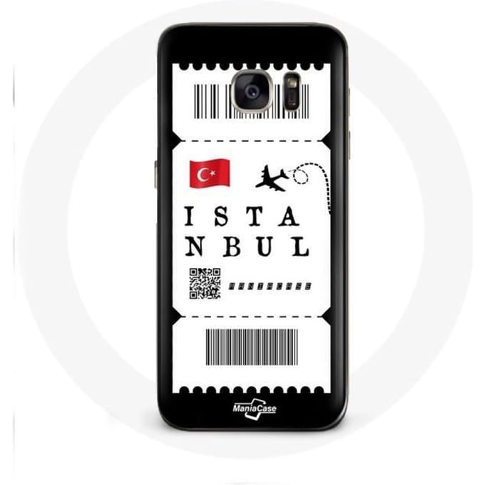 Coque Samsung Galaxy S7 Billet d'avion Istanbul Turquie