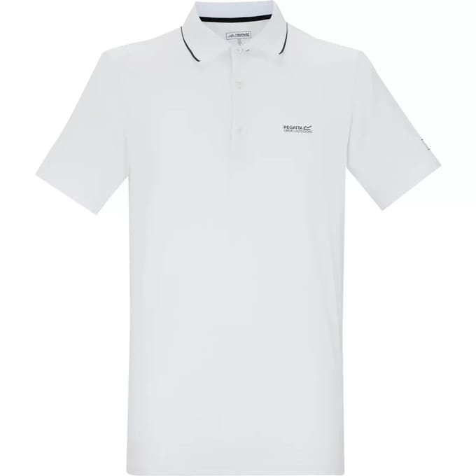 Heren Maverik stretchlogo-polo