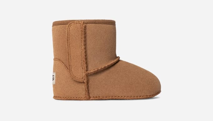 UGG® Baby Classic for Kids in Brown, Size 2, Suede/Wool