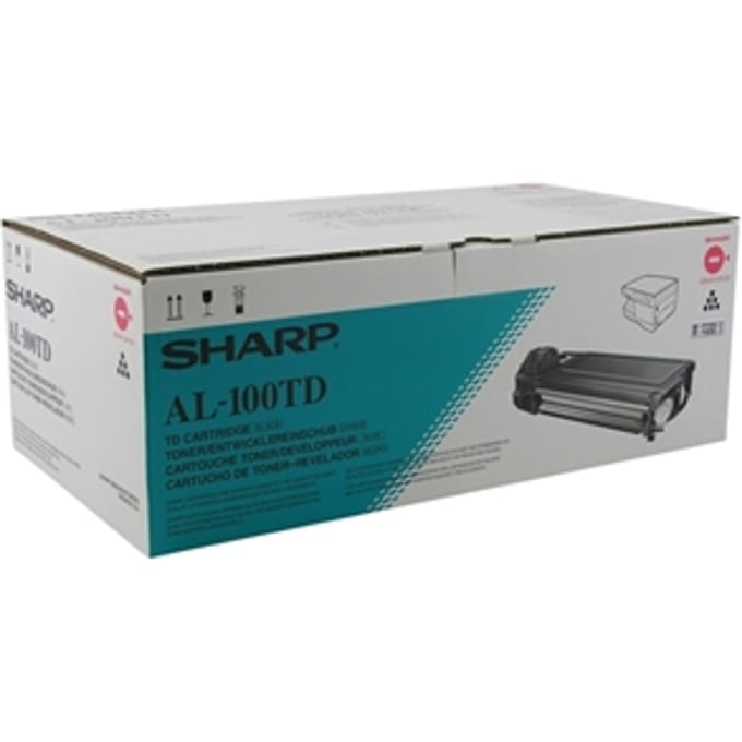 Sharp AL-100TD toner cartridge zwart / developer (origineel)