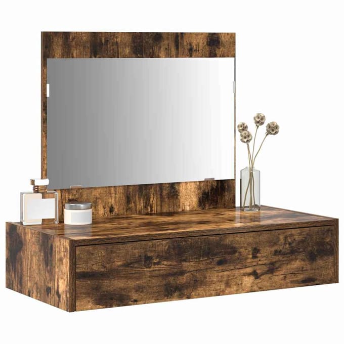 vidaXL - Kaptafel - Bruin - 83 - x - 40 - x - 70 - cm - Bewerkt - hout