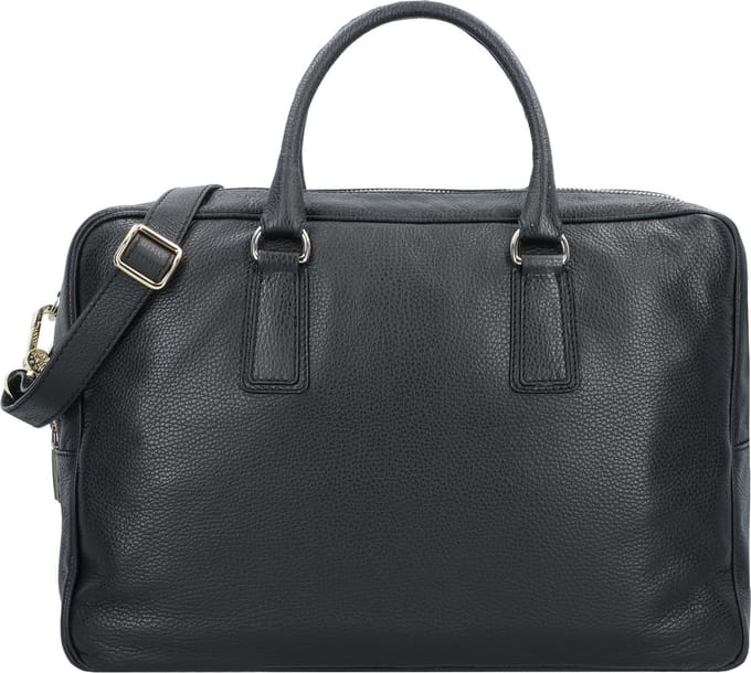 abro Adria Schoudertas Leer 39 cm - Dames - black-gold