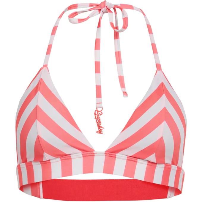 Superdry - Gestreepte triangelbikinitop - Dames - Badpakken